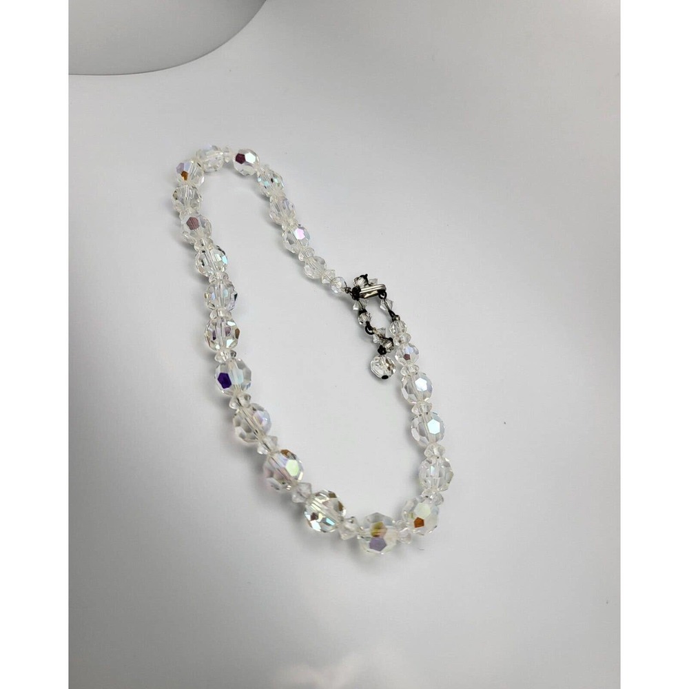 Two Coro Iridescent Shiny Crystal Necklaces - Picture 6 of 6